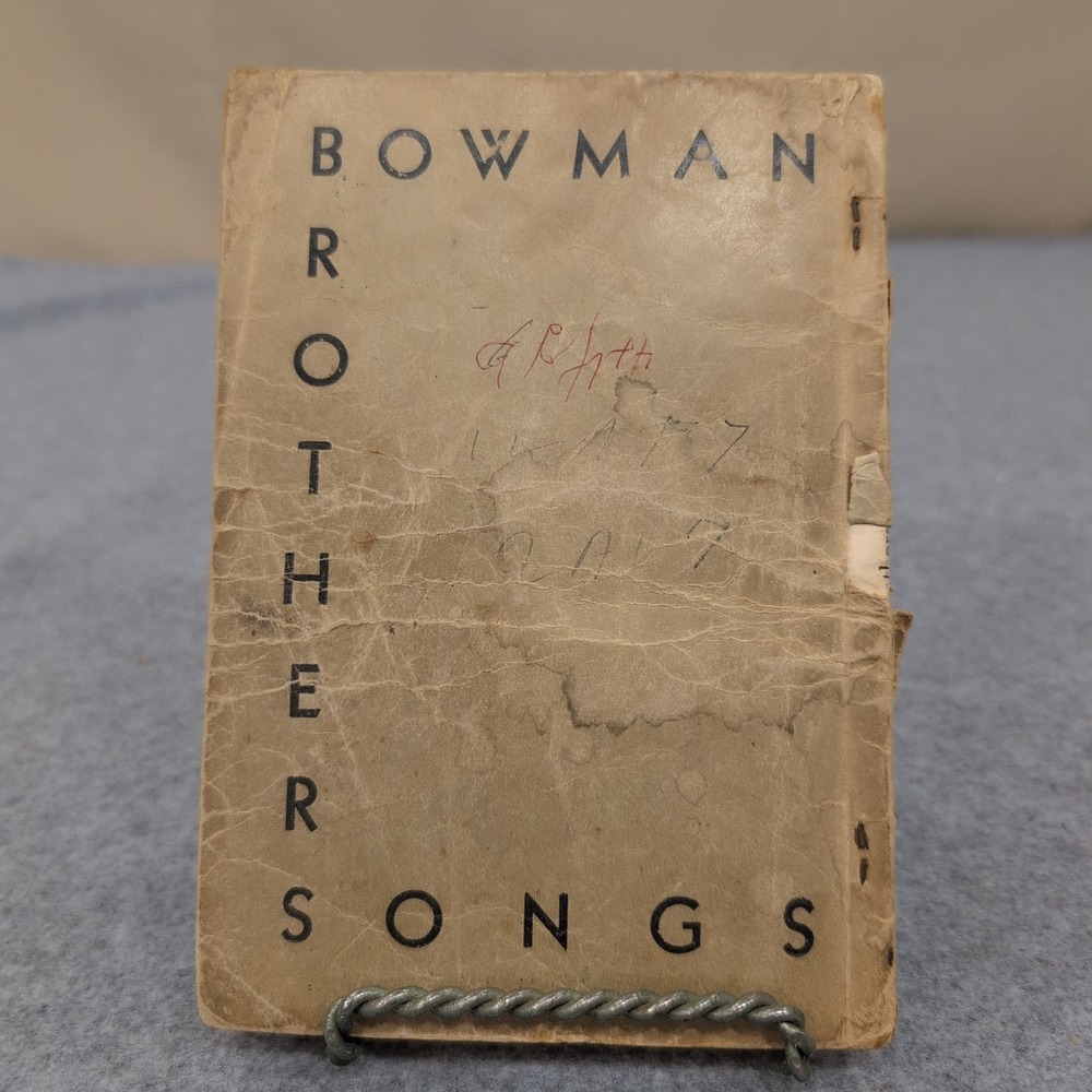 Vtg 1951 Sing With The Bowman Brothers Gospel Songbook Sheet Music Shaped Notes - Picture 2 of 5